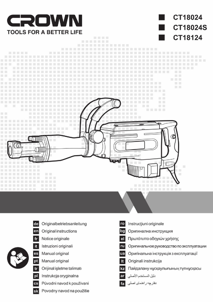 Crown CT18124 User manual