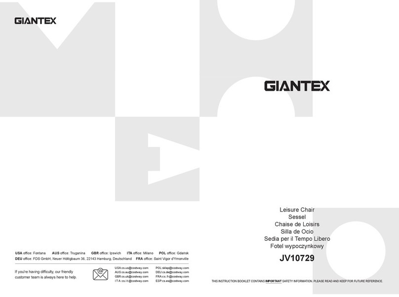 GIANTEX JV10729 User manual GIANTEX JV10729 User manual