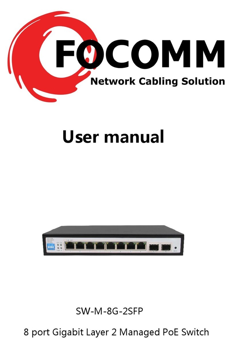 FOCOMM SW-M-8G-2SFP user manual