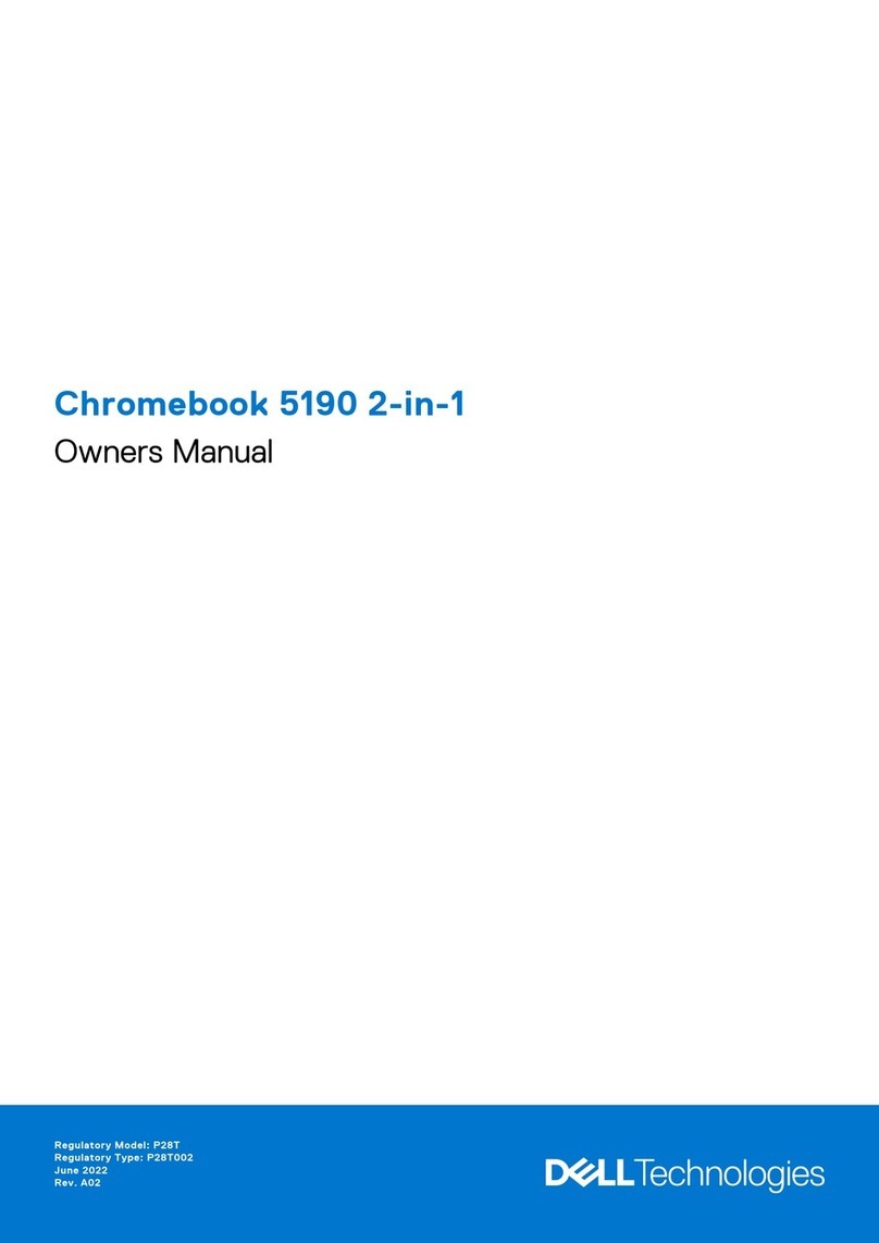 Dell Chromebook 5190 2-in-1 User manual