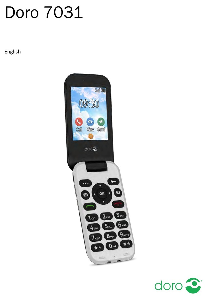 Doro 7031 manual