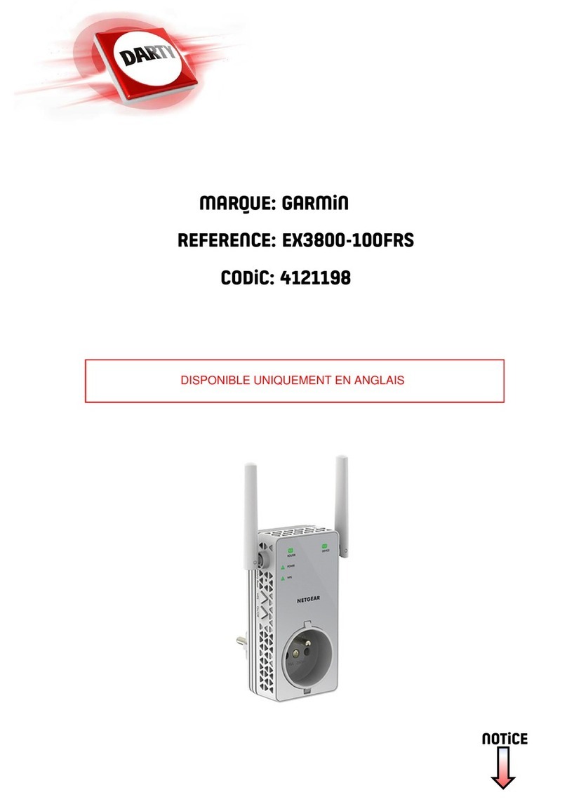Garmin EX3800 user manual
