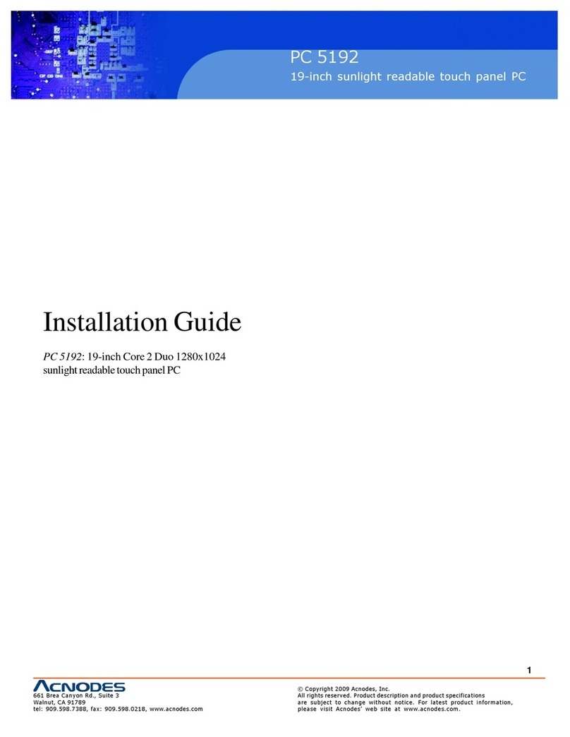 Acnodes PC 5192 User manual
