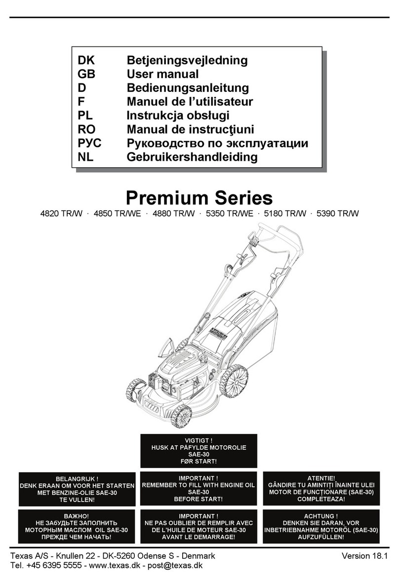 Texas A/S 4880 TR/W user manual