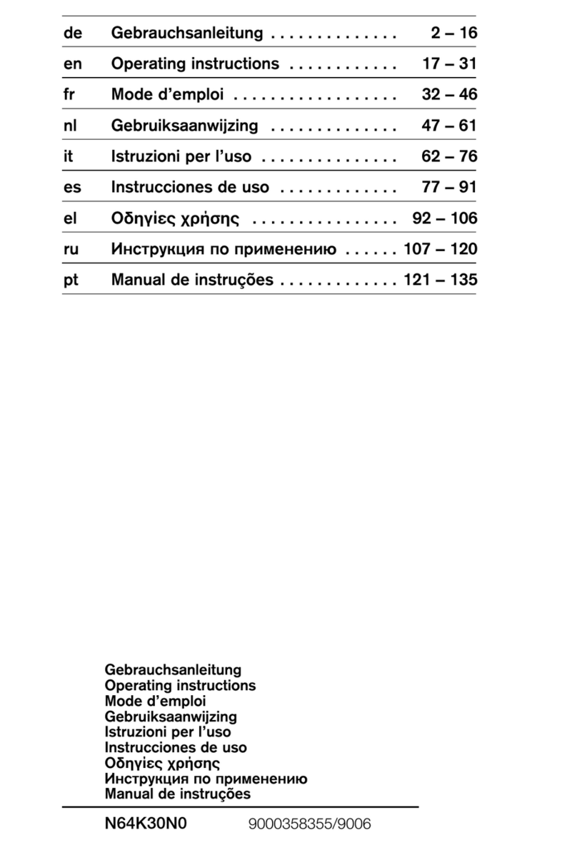 NEFF N64K30N0 User manual