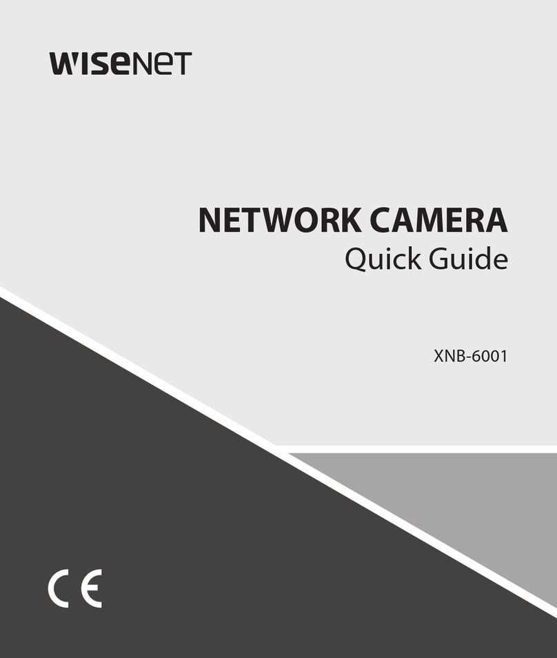 Wisenet XNB-6001 User manual