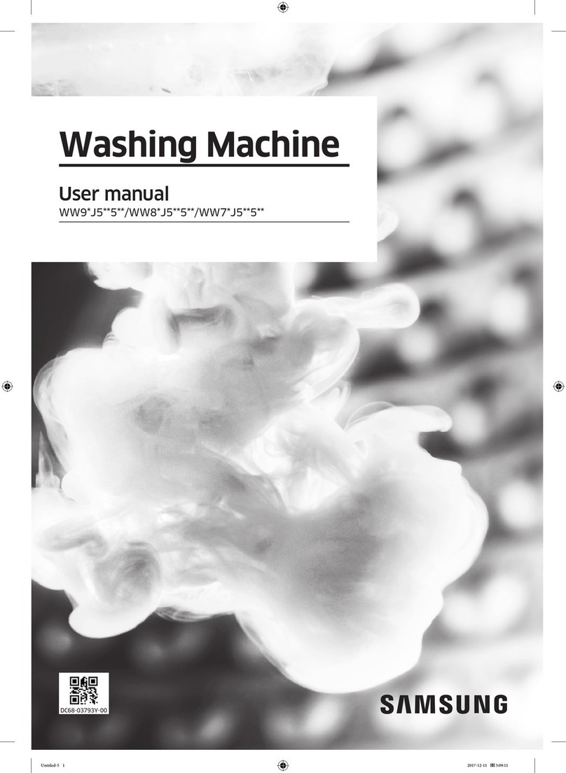 Samsung WW5000J User manual
