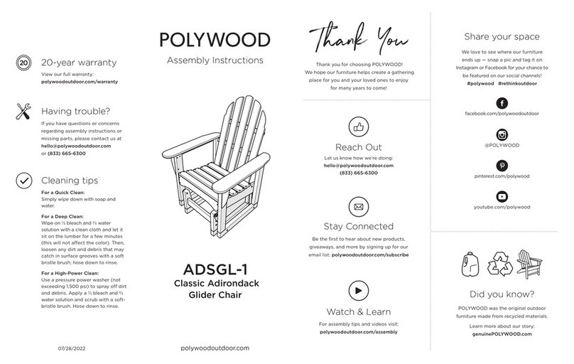Polywood ADSGL-1 User manual
