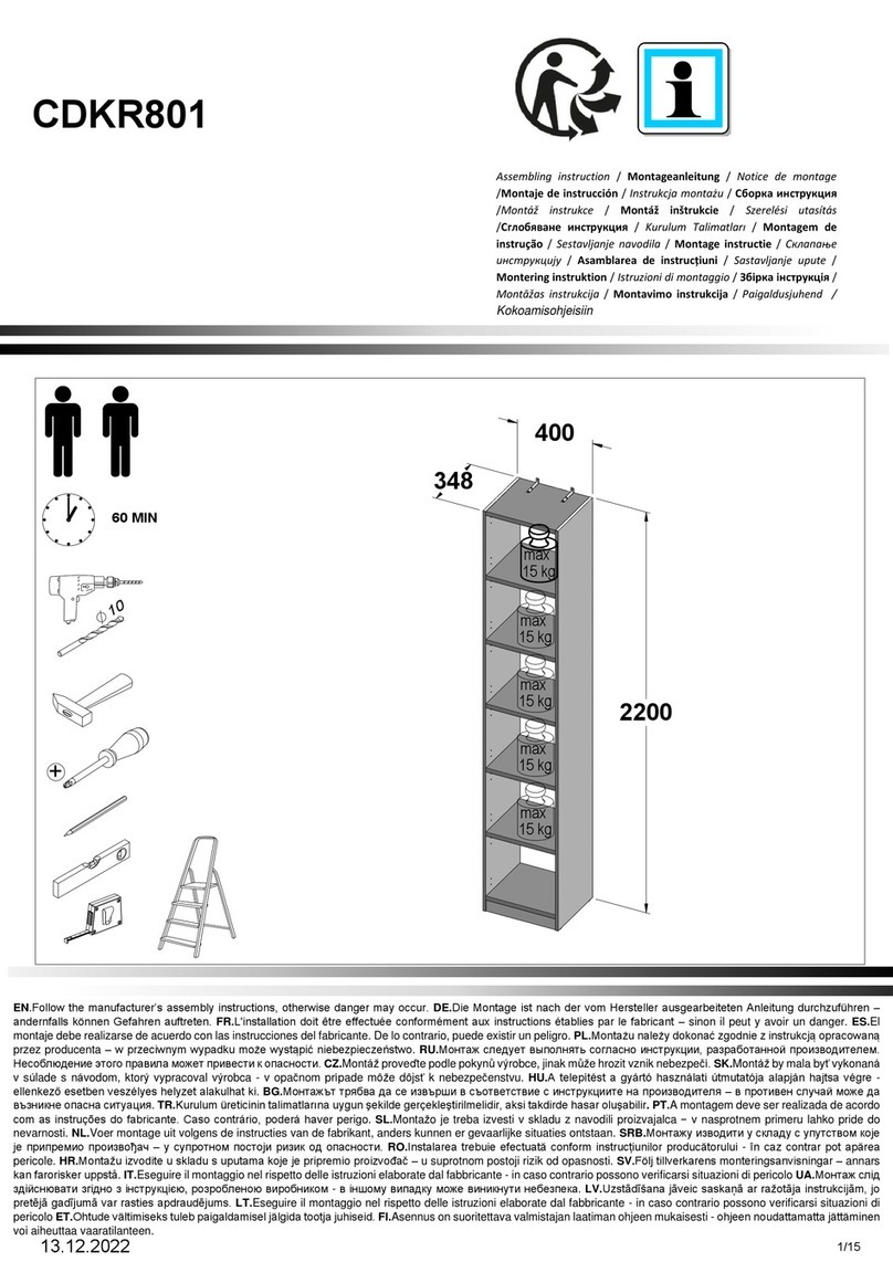 Forte CDKR801 User manual