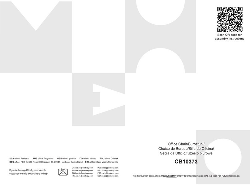 Costway CB10373 Instruction booklet Costway CB10373 Instruction booklet