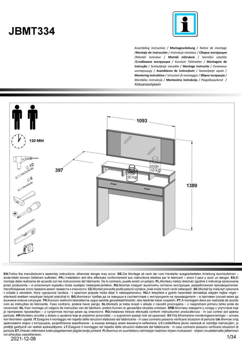Forte JBMT334 Assembling Instruction