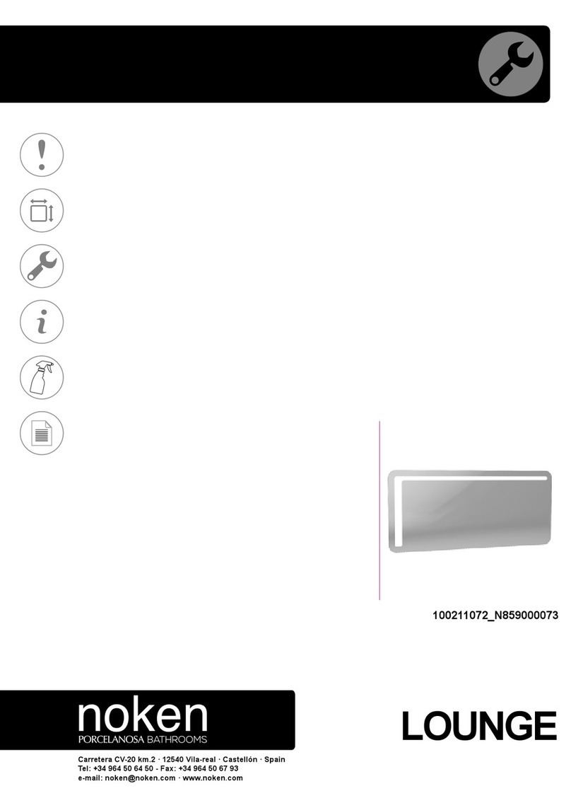 noken LOUNGE 100211072 N859000073 installation instructions noken LOUNGE 100211072 N859000073 installation instructions