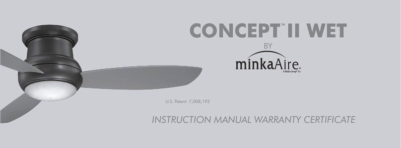 Minka Group minkaAire CONCEPT II WET User manual