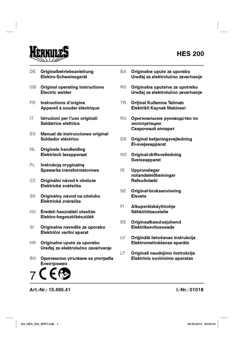 HERKULES HES 200 Original operating instructions