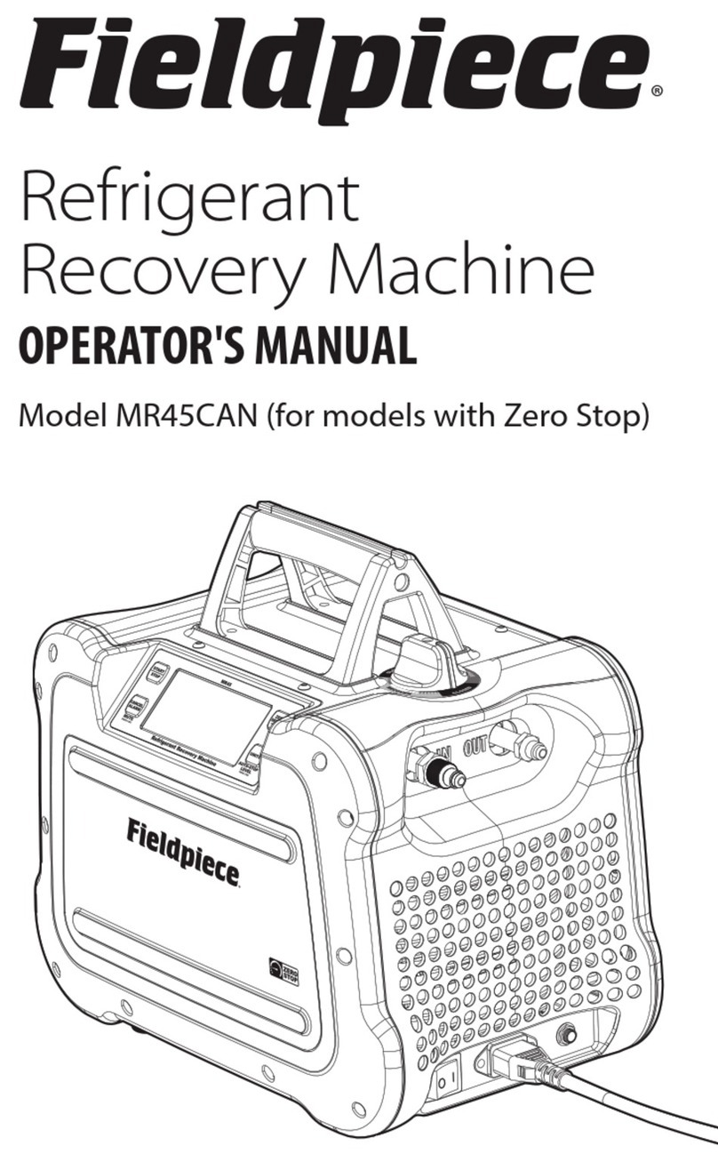 Fieldpiece MR45CAN Operator's manual
