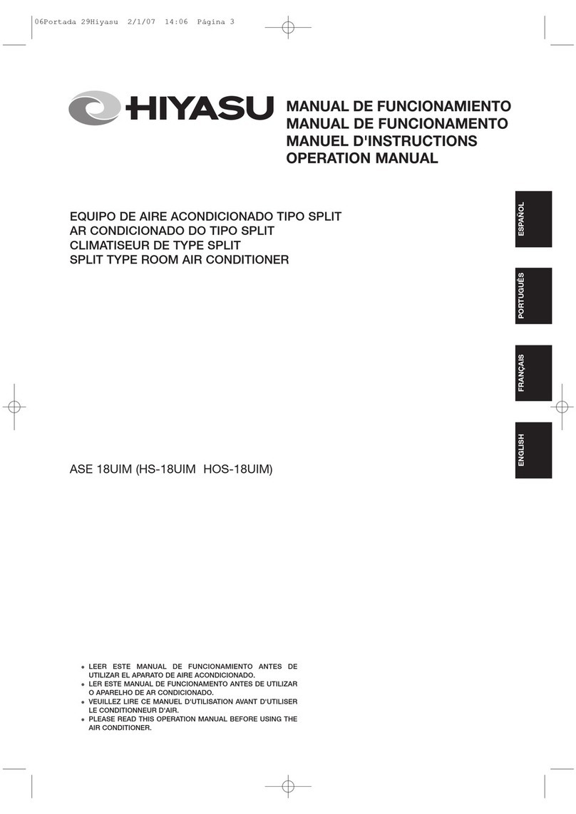 Hiyasu ASE 18UIM User manual