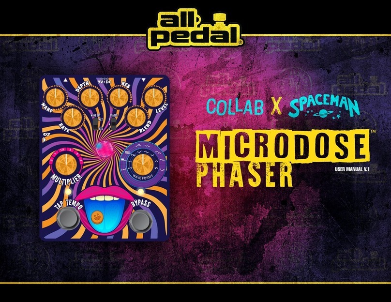 All-Pedal MICRODOSE PHASER user manual