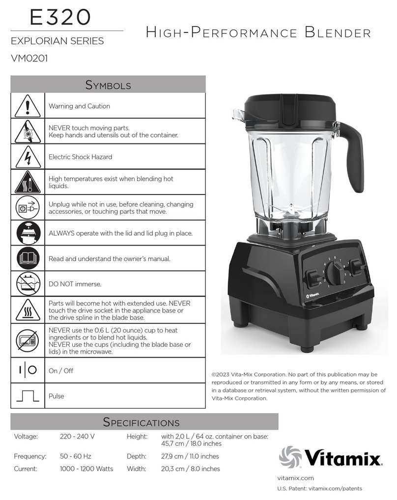 Vitamix EXPLORIAN Series manual