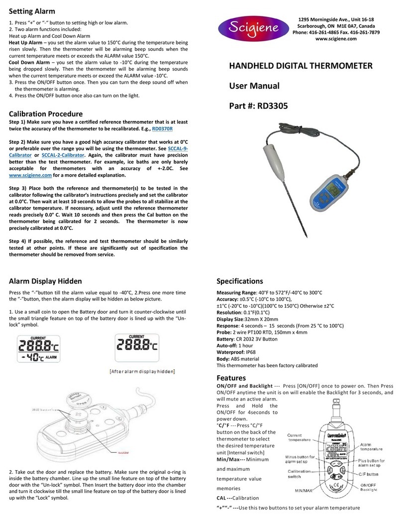 scigiene RD3305 User manual
