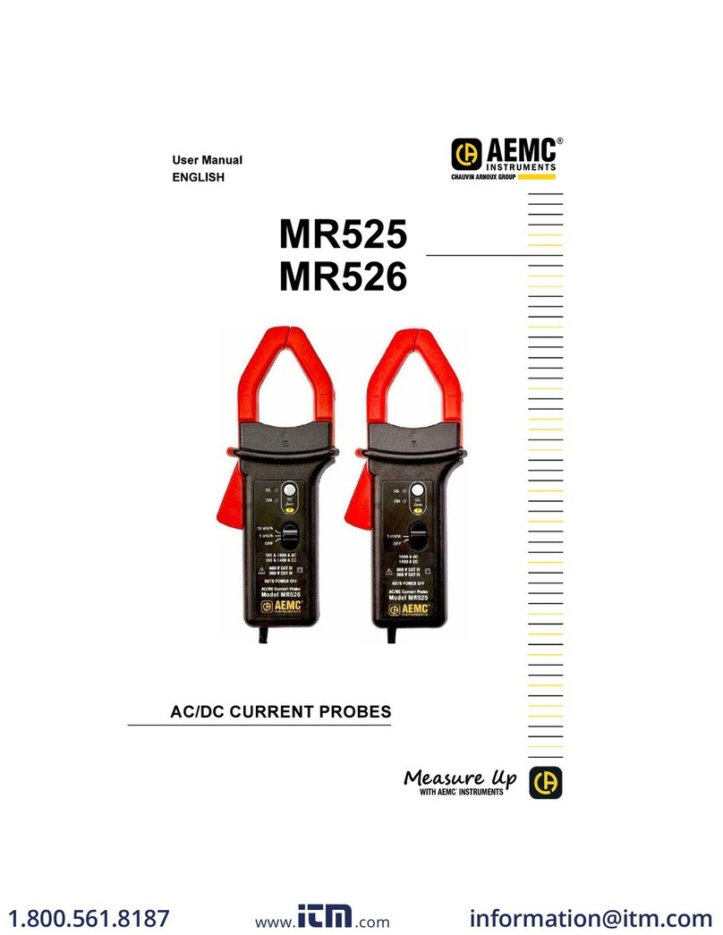 AEMC instruments MR525 User manual