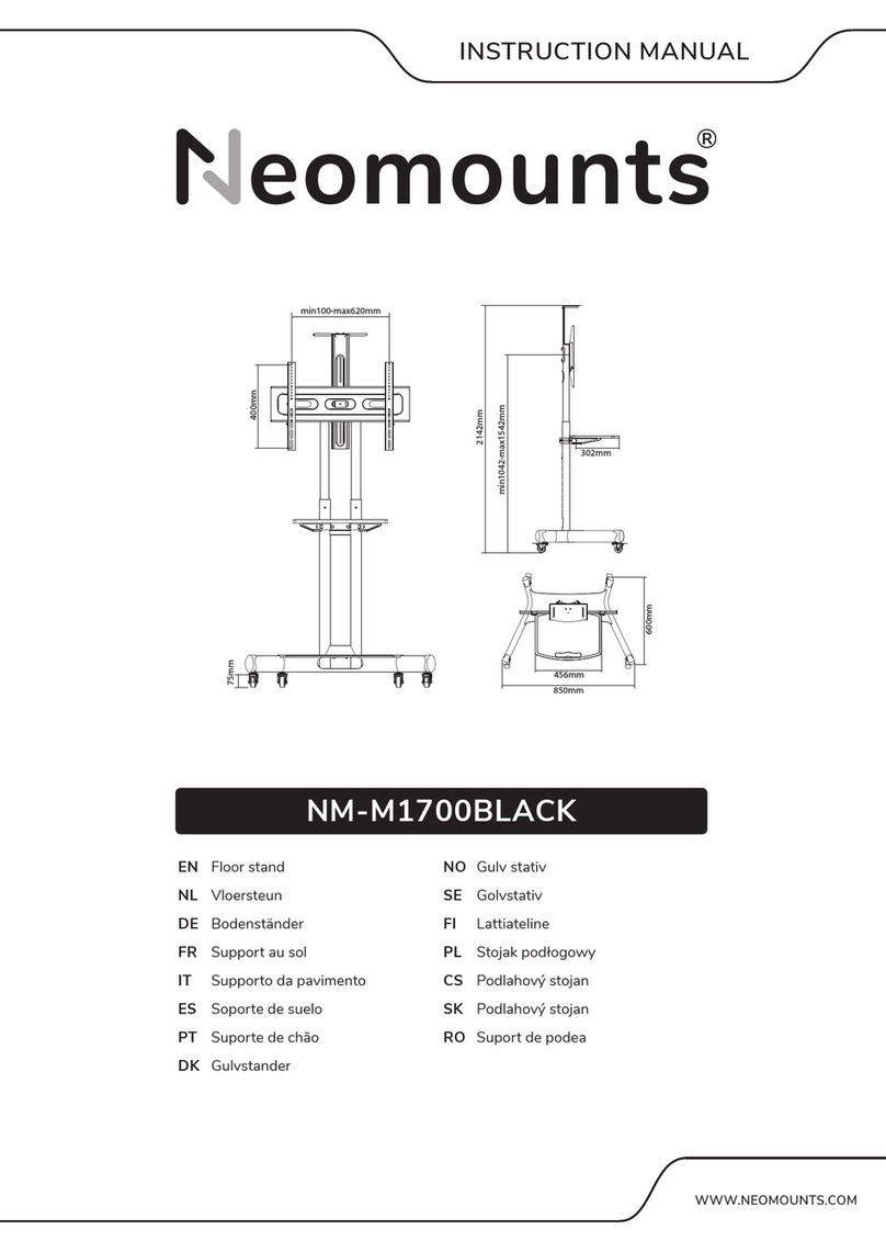 NeoMounts NM-M1700BLACK instruction manual