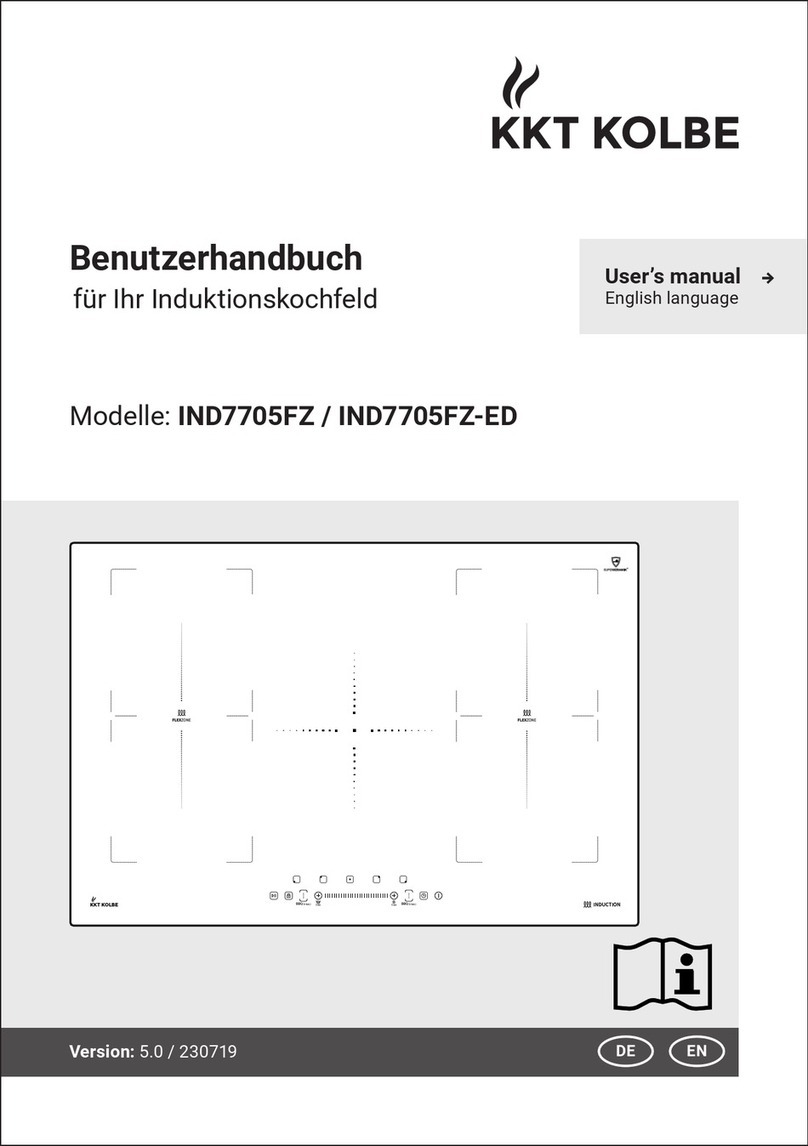 KKT KOLBE IND7705FZ User manual