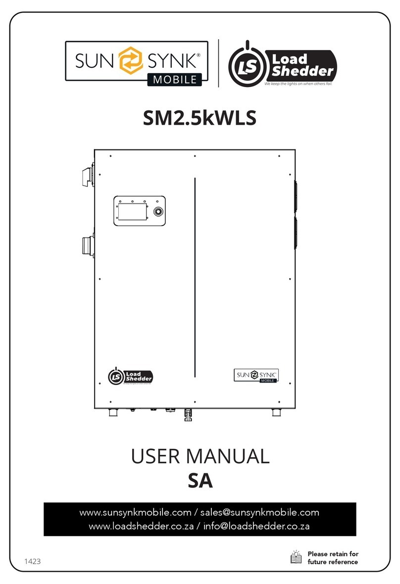 SunSynk LoadShedder SM2.5kWLS User manual