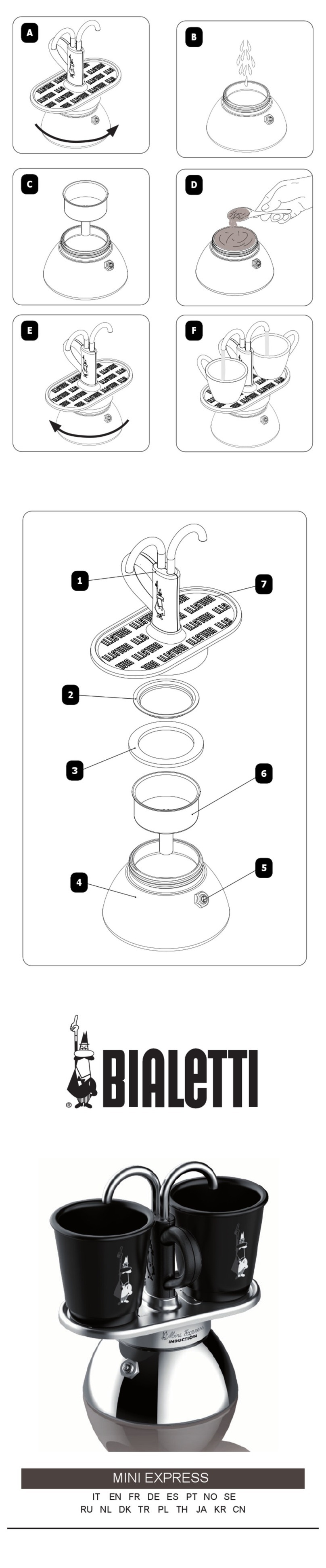 Bialetti Mini Express User manual