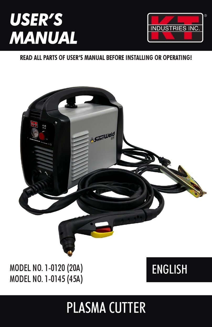 KT INDUSTRIES 1-0120 (20A) user manual