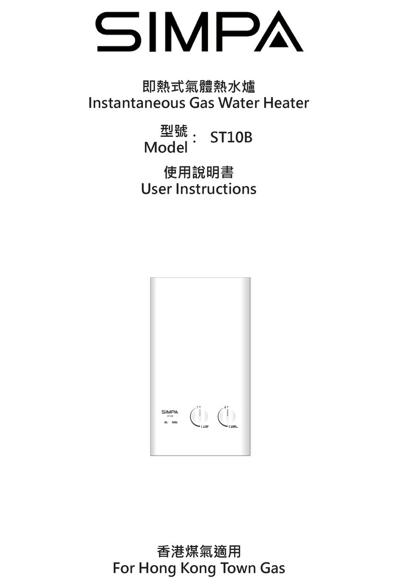 SIMPA ST10B User instructions