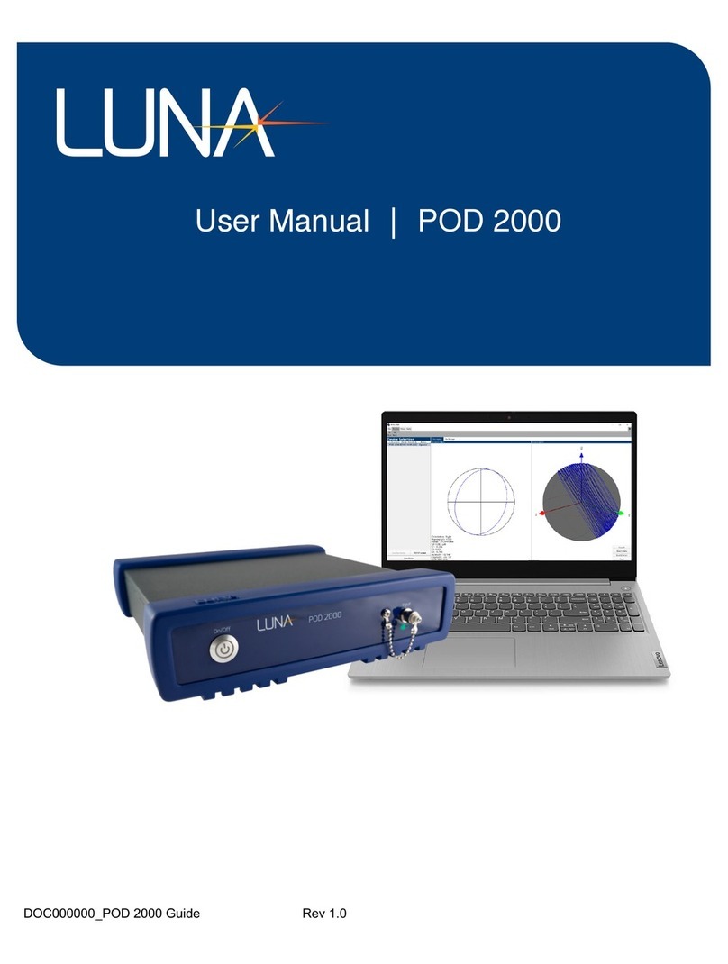 Luna POD 2000 user manual