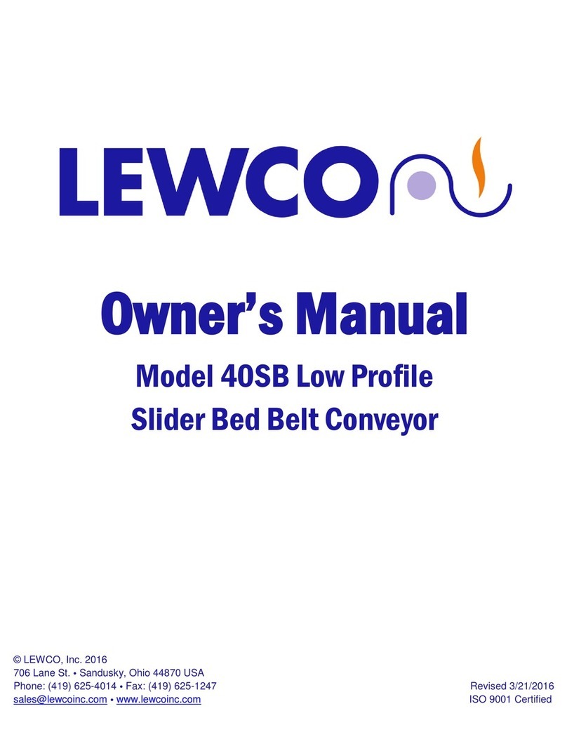 LEWCO 40SB owner's manual