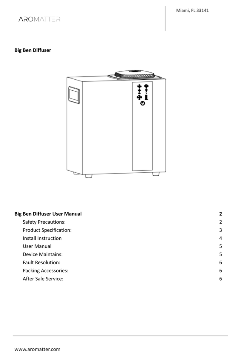 AROMATTER Big Ben Diffuser user manual