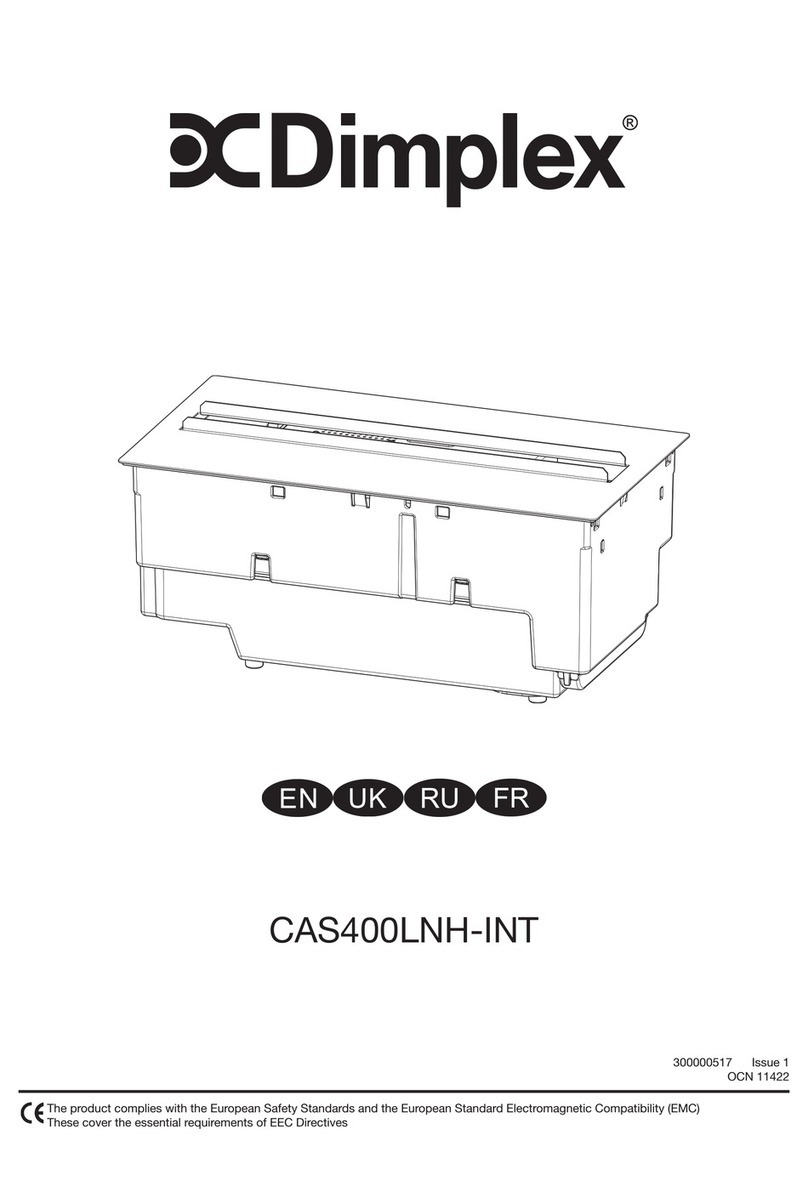 Dimplex CAS400LNH-INT Assembly guide