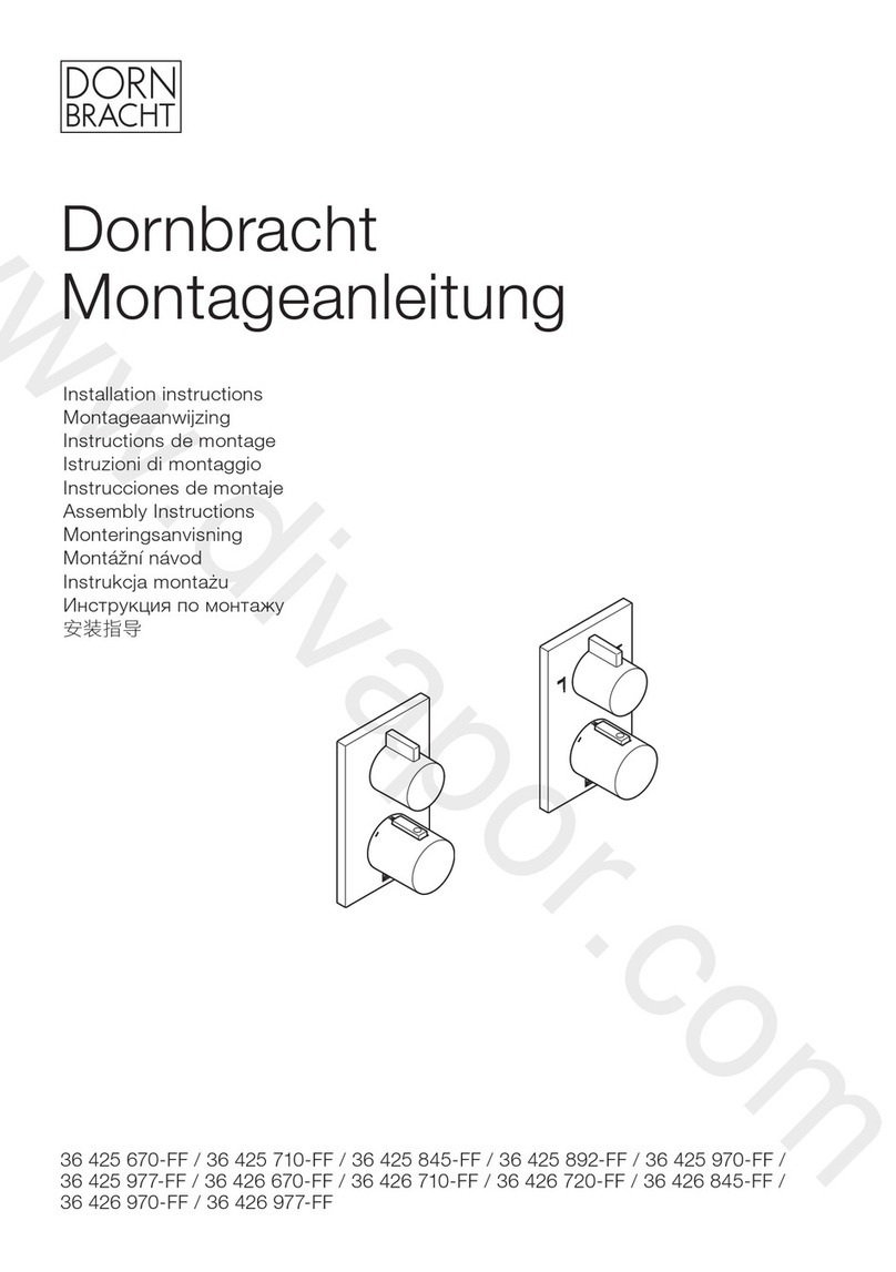 Dornbracht 36 425 892-FF installation instructions