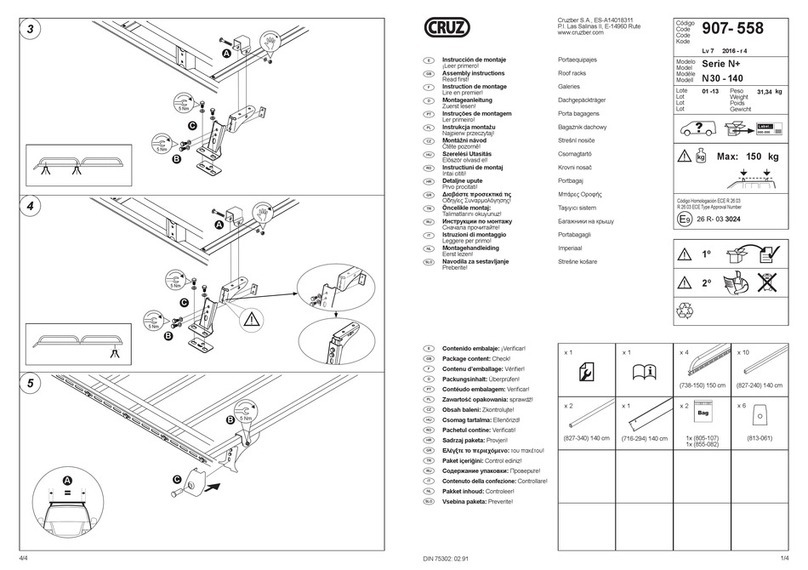Cruz N+ Series Assembly instructions
