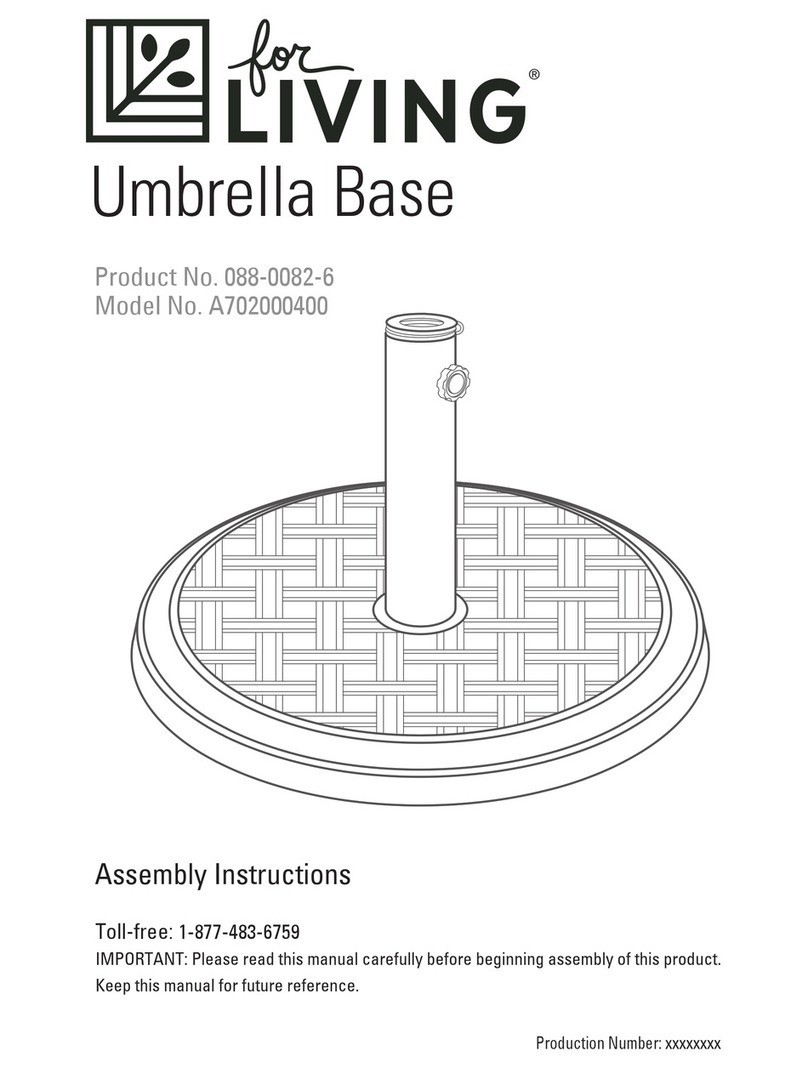 for Living A702000400 Assembly instructions
