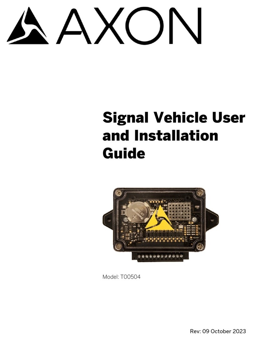 Axon T00504 User and installation guide