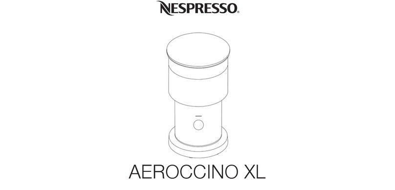 Nespresso AEROCCINO XL manual