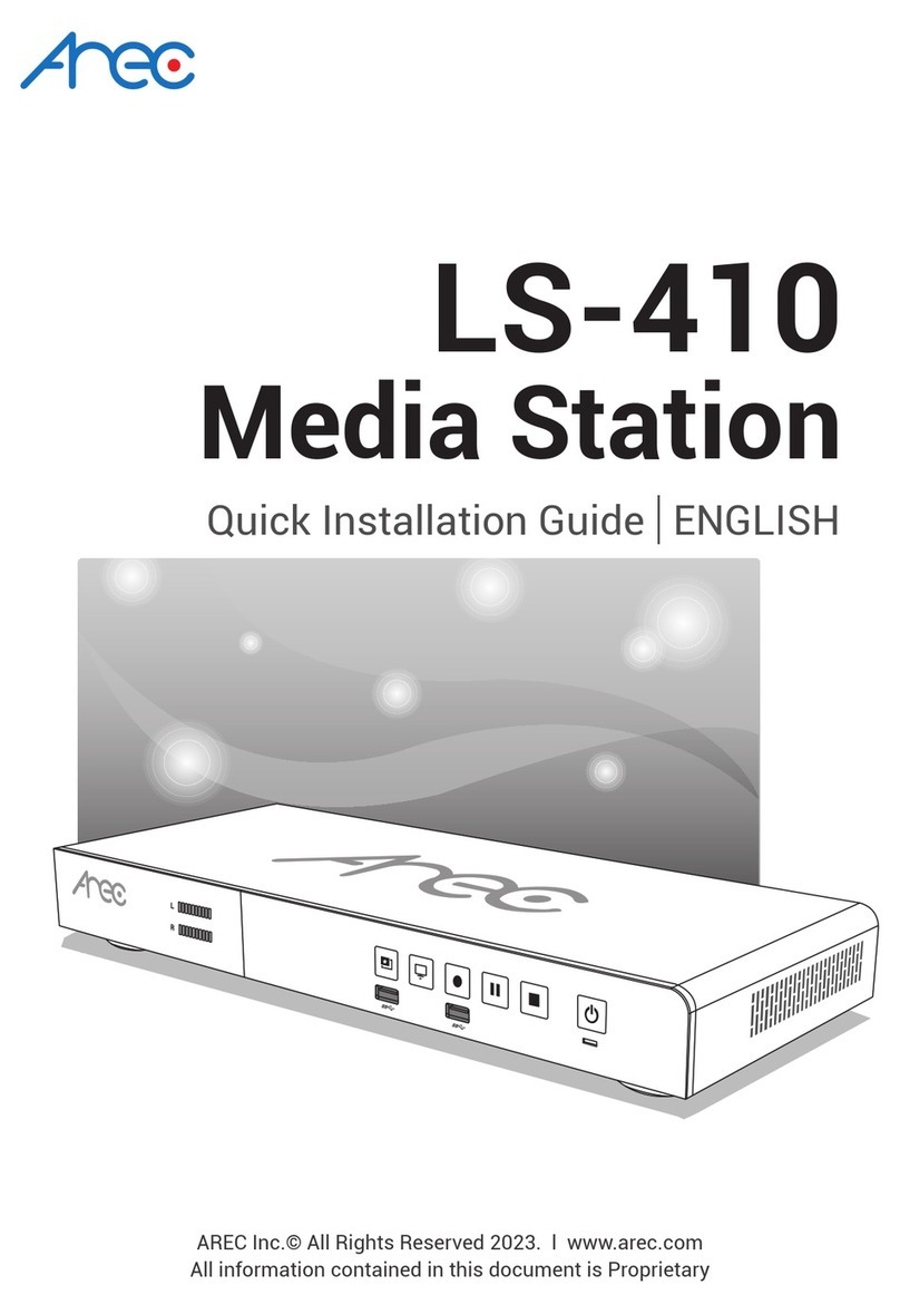 Arec LS-410 Quick installation guide