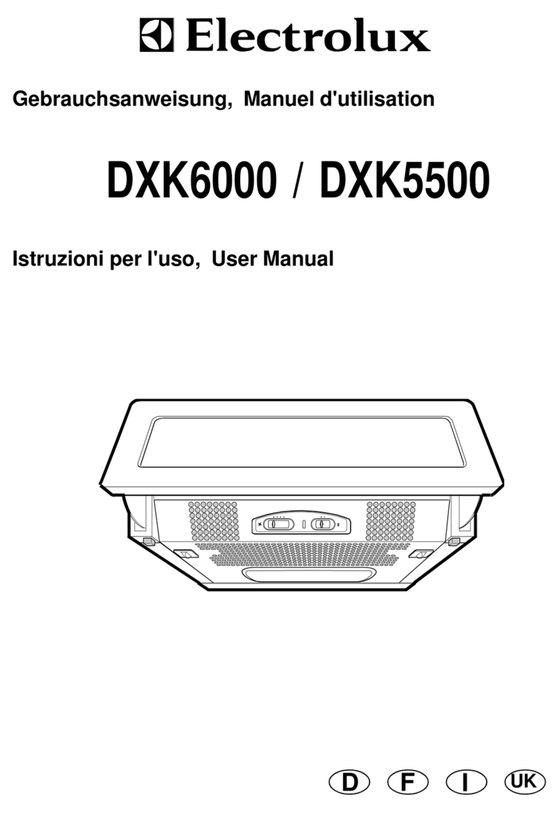 Electrolux DXK6000 User manual