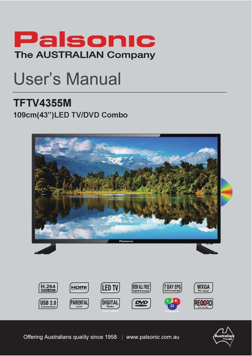 Palsonic TFTV4355M User manual