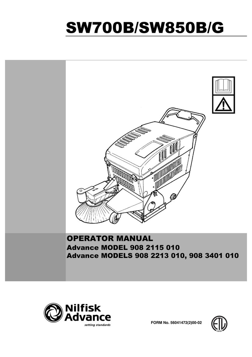 Nilfisk-Advance 908 2115 010 Operator's manual