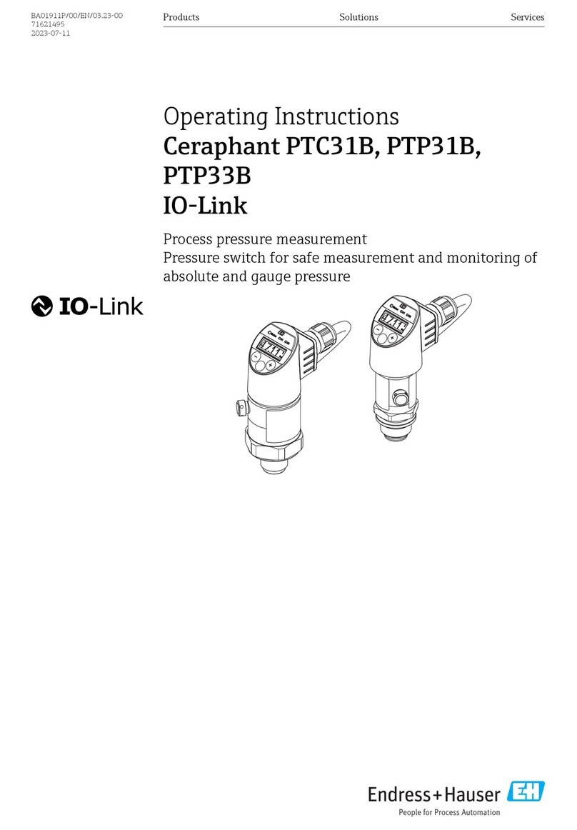 Endress+Hauser IO-Link Ceraphant PTC31B operating instructions