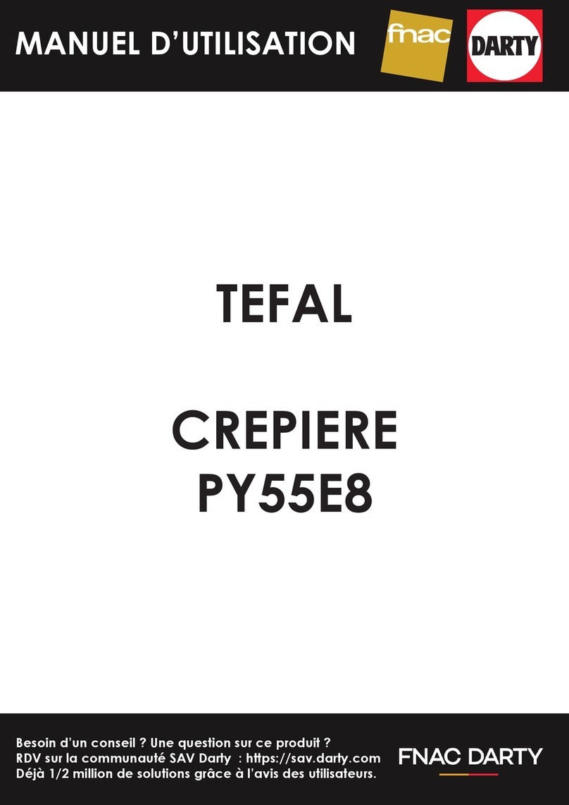 TEFAL CREPIERE PY55E8 manual