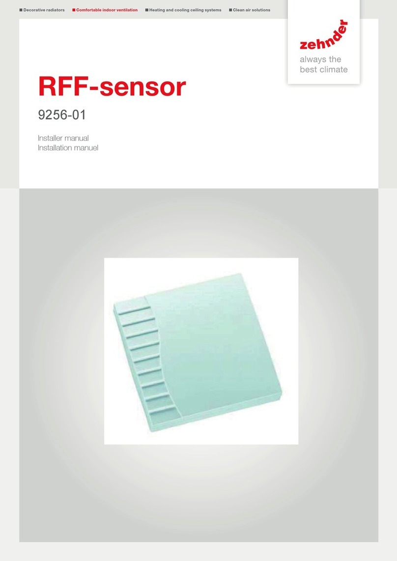 Zehnder Rittling 9256-01 Installer manual