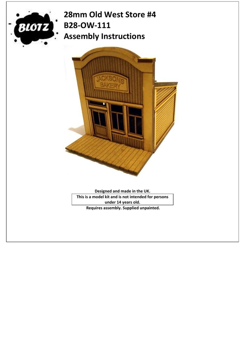 BLOTZ 28mm Old West Store 4 User manual