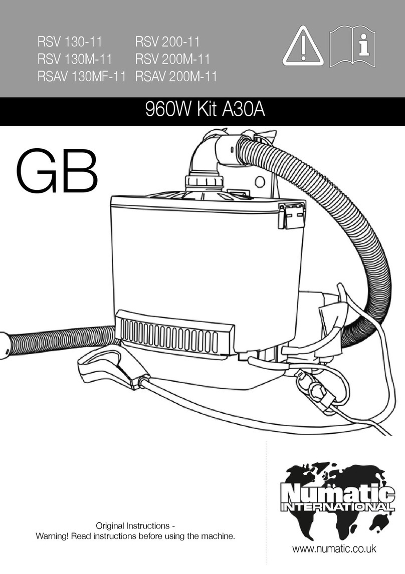 Numatic 960W Kit A30A Original instructions
