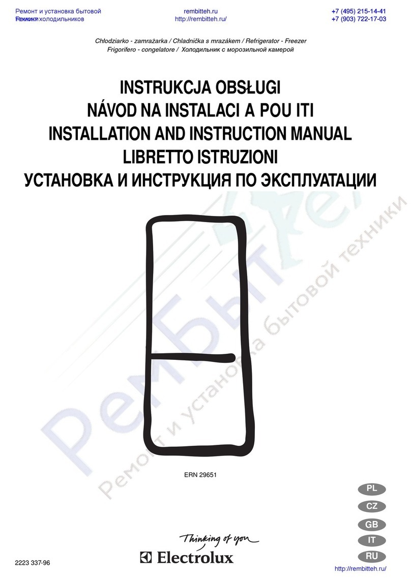 Electrolux ERN29651 Quick guide Electrolux ERN29651 Quick guide