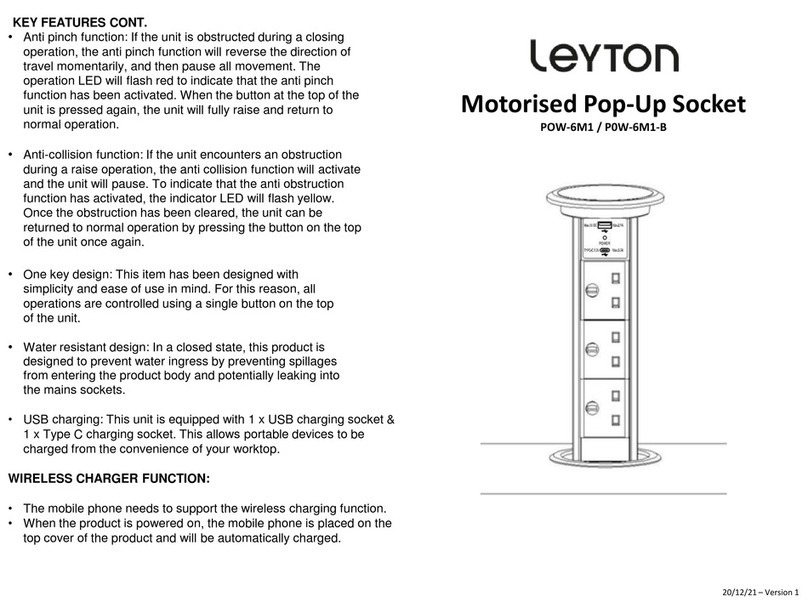 Leyton POW-6M1 manual
